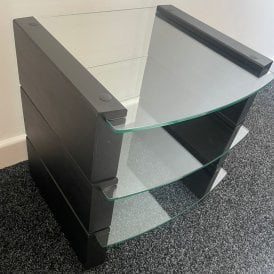 3 Tier Midi Hifi Rack - Black (Ex-Demo)